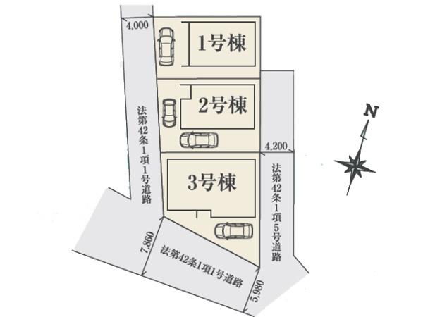 川越市砂23-2期　新築分譲住宅　全3棟　1号棟