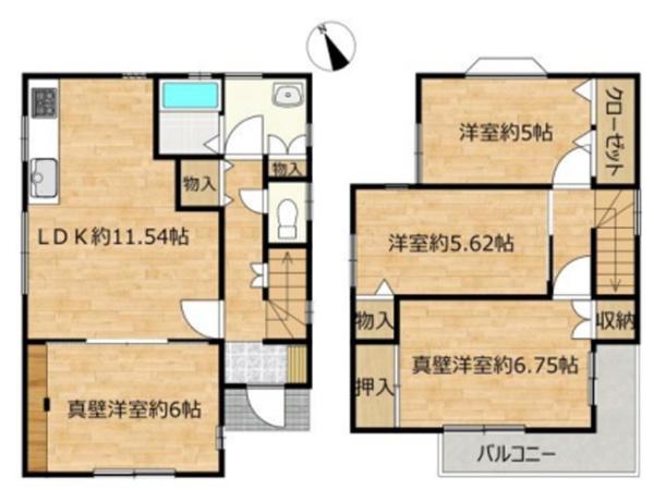 鶴ヶ島市脚折町3丁目　中古一戸建て