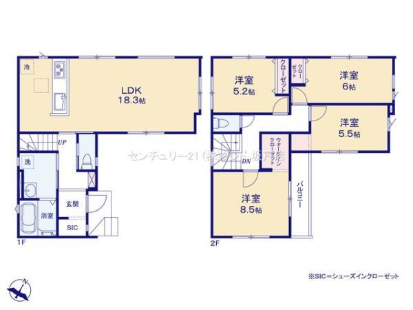 川越市砂新田6期　新築一戸建て