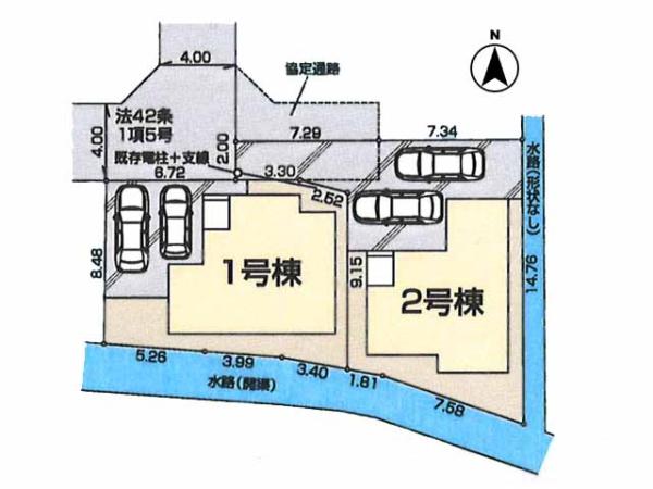 川越市仙波町第3　新築分譲住宅　全2棟　1号棟