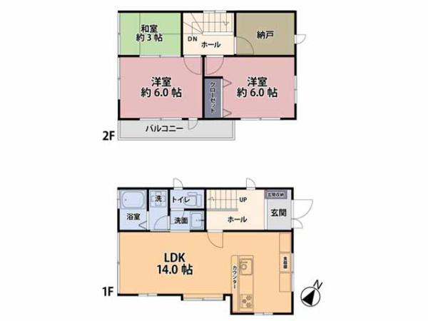 滑川町月の輪　中古一戸建て