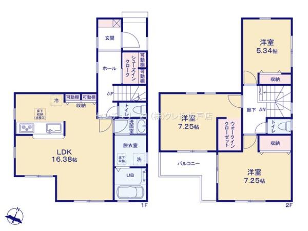 川越市寺尾第5　新築分譲住宅　全5棟　2号棟