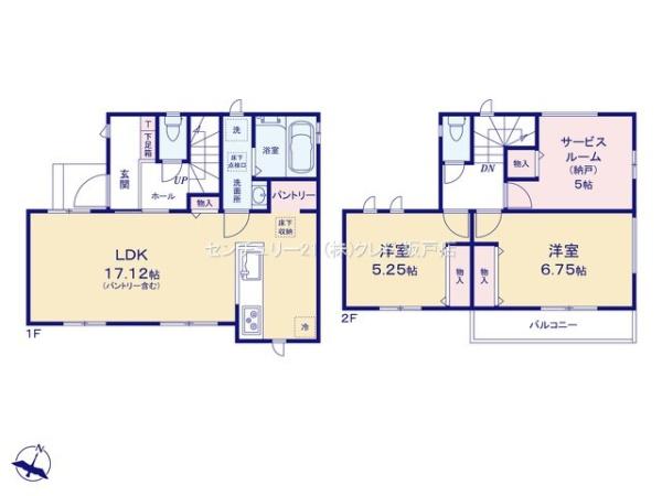 川越市岸町6期　新築分譲住宅　全3棟　2号棟