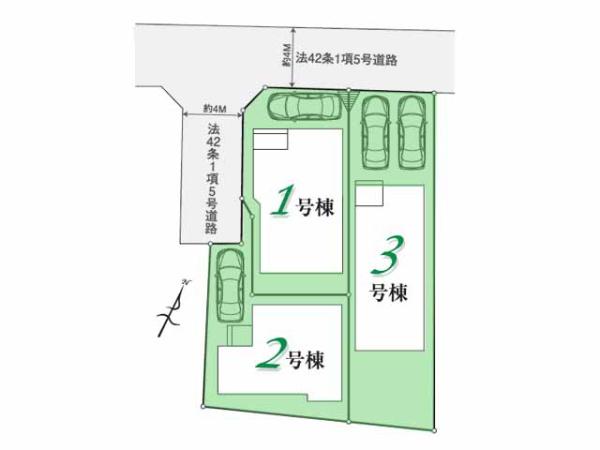 川越市岸町6期　新築分譲住宅　全3棟　2号棟