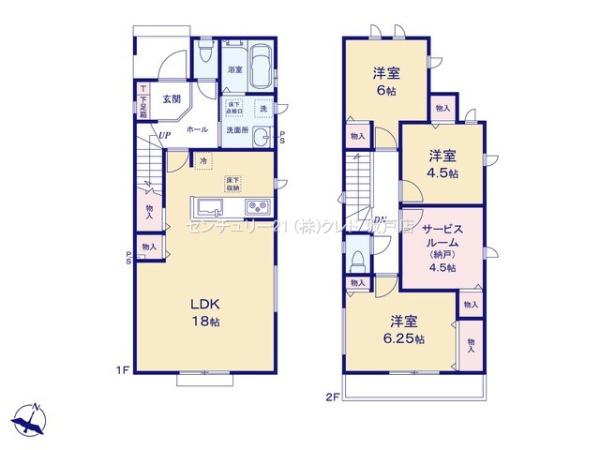川越市岸町6期　新築分譲住宅　全3棟　3号棟