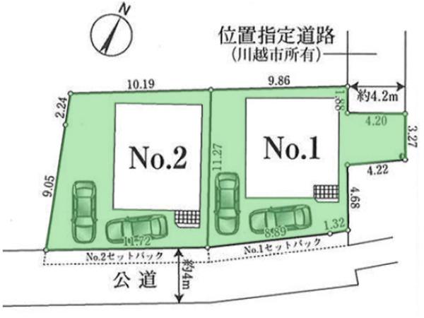 川越市かし野台第2　新築分譲住宅　全2棟　1号棟