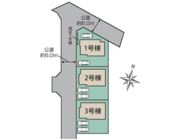 東松山市美原町2丁目　新築分譲住宅　全3棟　3号棟