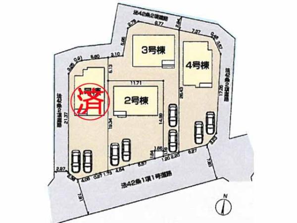川越市大袋　新築分譲住宅　全4棟　4号棟