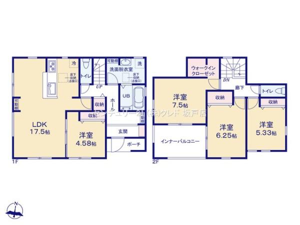 川越市大袋　新築分譲住宅　全4棟　3号棟