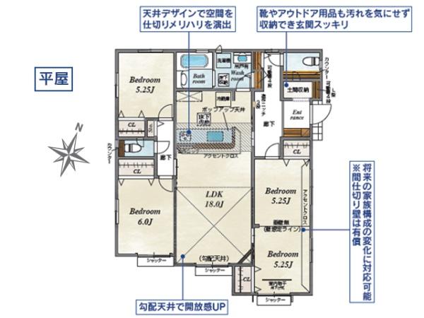 東松山市新宿町　新築分譲住宅　全2棟　1号棟