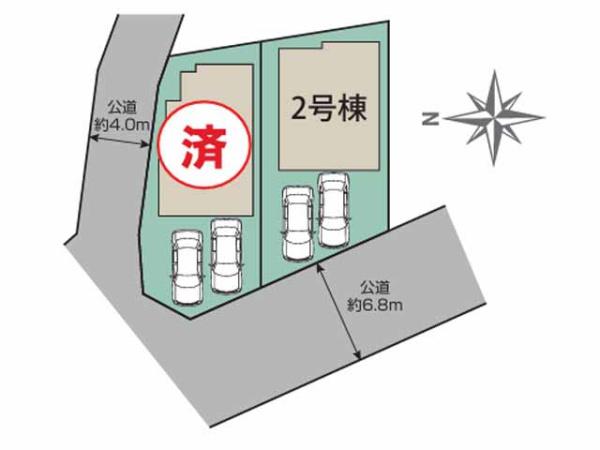 川越市大塚2丁目　新築分譲住宅　全2棟　2号棟