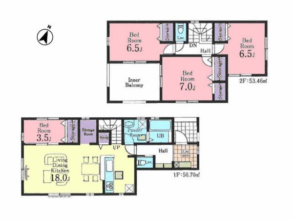日高市原宿第6期　新築分譲住宅　全3棟　3号棟