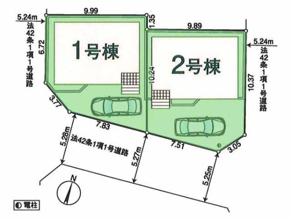 毛呂山町若山第6　新築分譲住宅　全2棟　1号棟