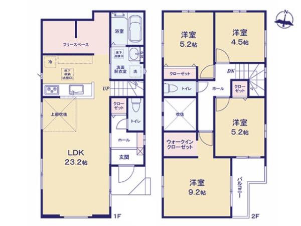 川越市宮元町2期　新築分譲住宅　全2棟　1号棟