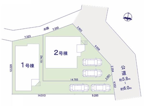 川越市宮元町2期　新築分譲住宅　全2棟　1号棟