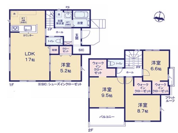 川越市宮元町2期　新築分譲住宅　全2棟　2号棟