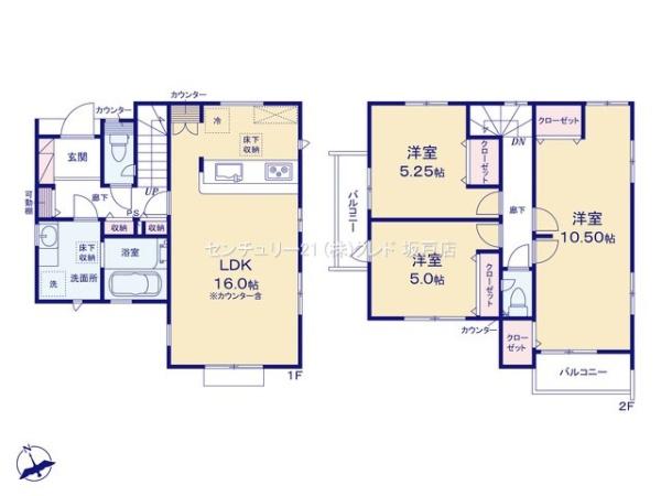川越市砂新田3期　新築一戸建て