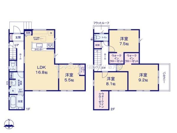 川越市今福4期　新築一戸建て