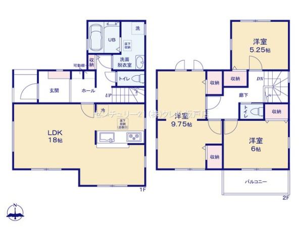川越市仙波町第3　新築分譲住宅　全2棟　2号棟