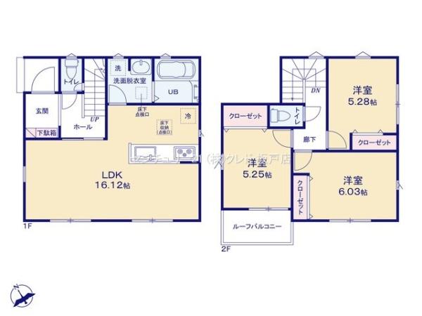 川越市砂久保24-1期　新築一戸建て