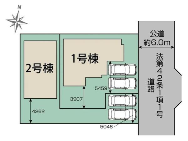 坂戸市泉町2丁目　新築分譲住宅　全2棟　全1棟