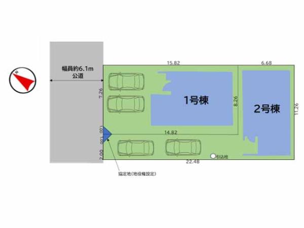 川越市稲荷町4期　新築分譲住宅　全2棟　2号棟
