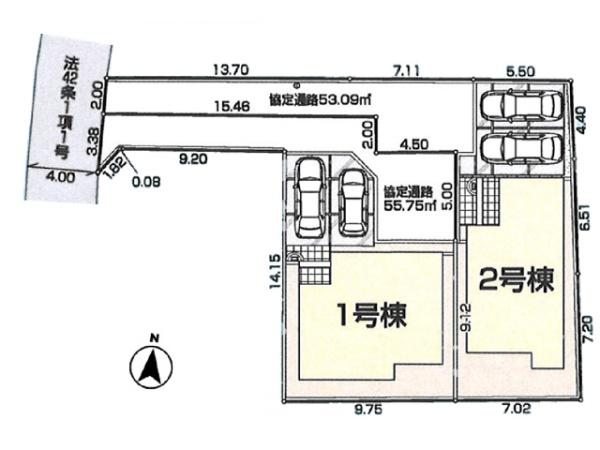 川越市的場第9　新築分譲住宅　全2棟　1号棟