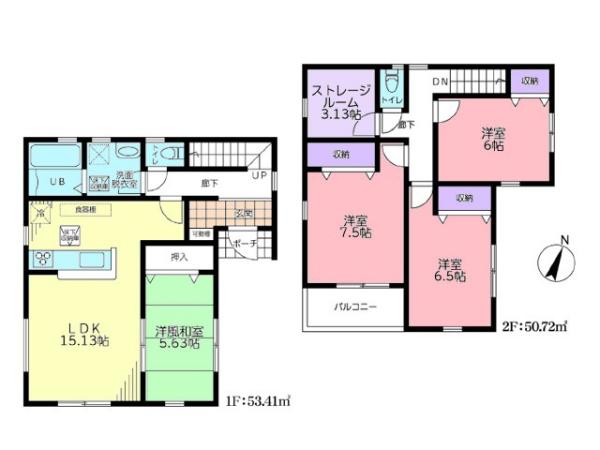 川越市山田　新築一戸建て