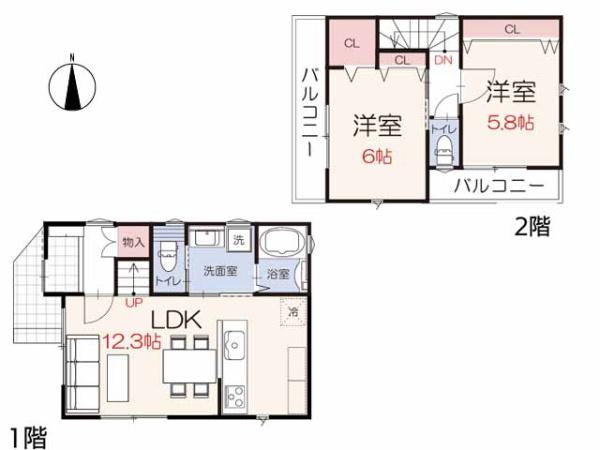川越市今成　新築一戸建て