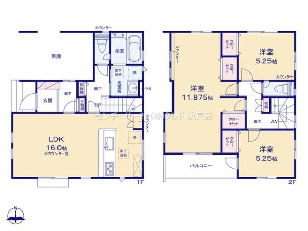 川越市宮元町　新築分譲住宅　全4棟　2号棟