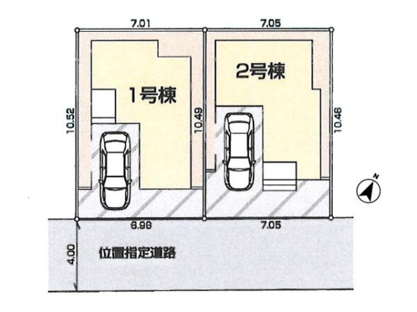 川越市旭町　新築分譲住宅　全2棟　1号棟