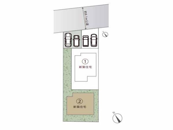 東松山市松山町　新築分譲住宅　全2棟　2号棟