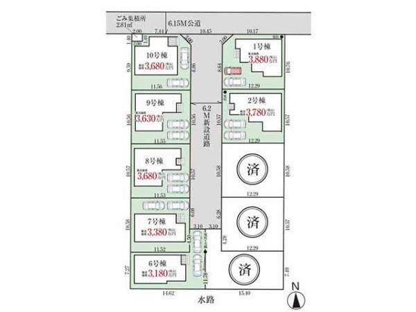 川越市宮元町4期　新築分譲住宅　全10棟　10号棟