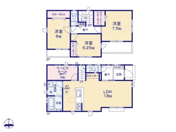 川越市宮元町4期　新築分譲住宅　全10棟　6号棟