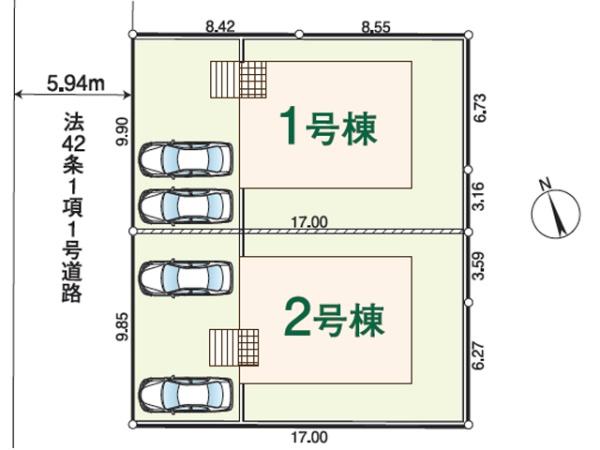 毛呂山町南台第6　新築分譲住宅　全2棟　1号棟