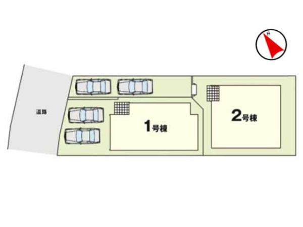 川越市藤木町1期　新築分譲住宅　全2棟　1号棟