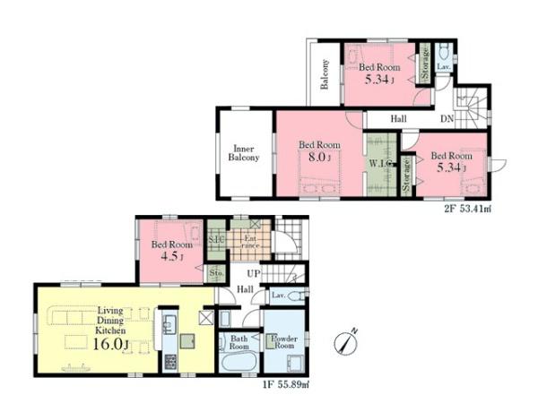 川越市藤間第6　新築分譲住宅　全2棟　2号棟