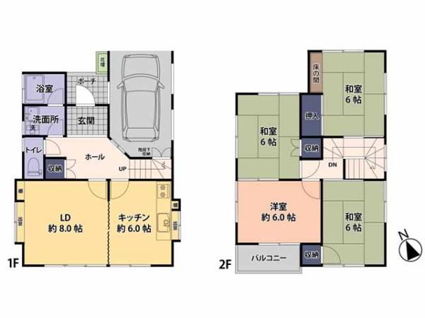 鶴ヶ島市下新田　中古一戸建て