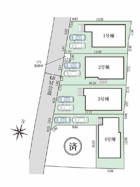 川越市今成13期　新築分譲住宅　全5棟　4号棟
