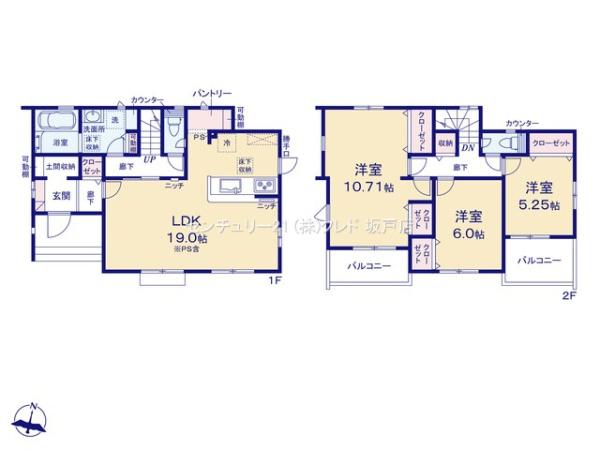 東松山市美原町2丁目　新築分譲住宅　全3棟　1号棟