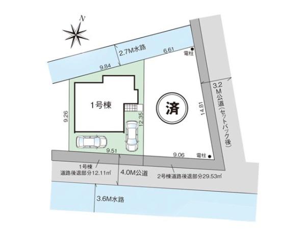 川越市山田14期　新築分譲住宅　全2棟　1号棟