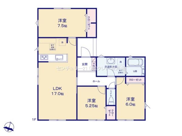 川越市久下戸24-1期　新築分譲住宅　全2棟　2号棟