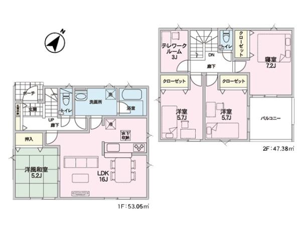寄居町富田第1　新築分譲住宅　全3棟　3号棟