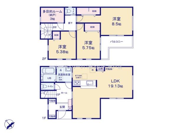 川越市寺尾第6　新築分譲住宅　全2棟　2号棟