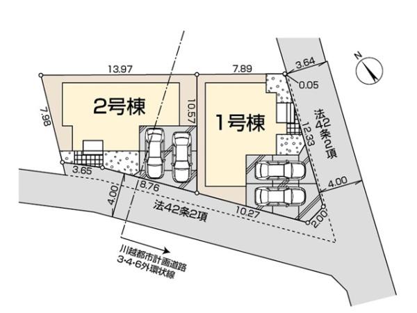 川越市寺尾第6　新築分譲住宅　全2棟　2号棟
