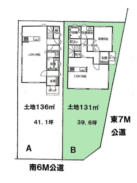 坂戸市溝端町　新築分譲住宅　全2棟　B号棟