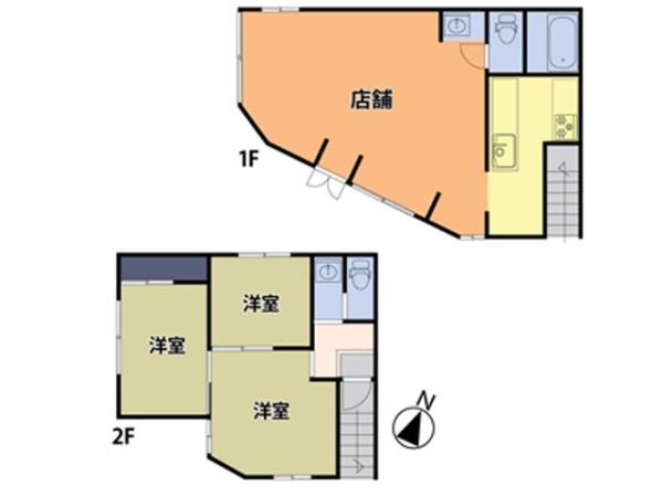 鶴ヶ島市鶴ヶ丘　店舗付住宅