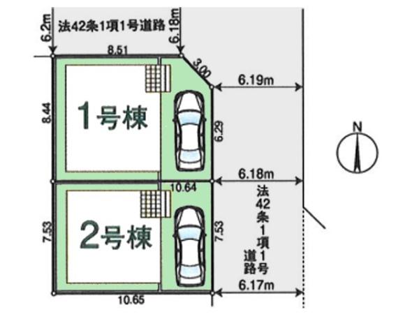 毛呂山町前久保南第8　新築分譲住宅　全2棟　1号棟