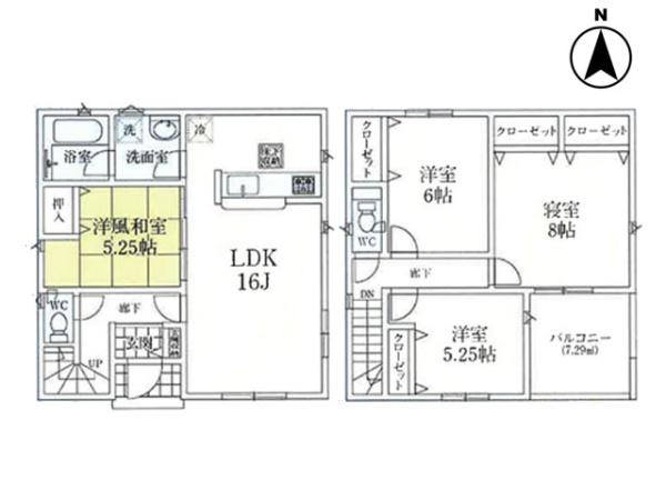 狭山市柏原第13　新築分譲住宅　全3棟　2号棟