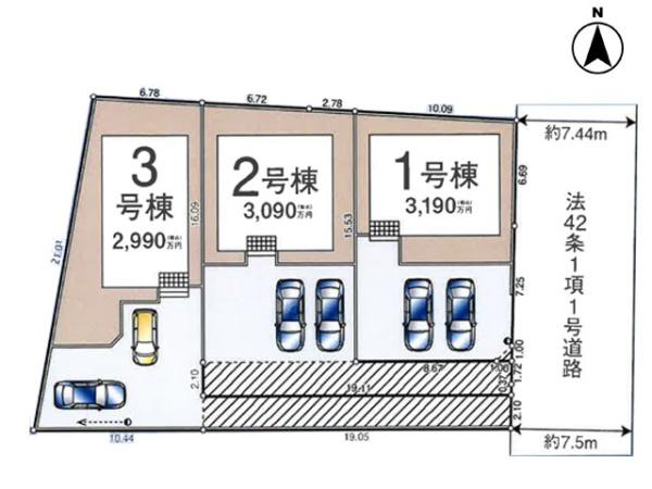狭山市柏原第13　新築分譲住宅　全3棟　2号棟